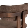Nordure Toscana Silla Marrón y Nogal Oscuro